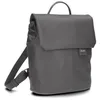 Image de Zwei Mademoiselle.M MR8 Sac à dos de ville pour femme en cuir synthétique souple, rabat magnétique, compartiment principal avec fermeture éclair, compartiment rembourré pour tablette, dos rembourré