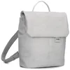 Image de Zwei Mademoiselle.M MR8 Sac à dos de ville pour femme en cuir synthétique souple, rabat magnétique, compartiment principal avec fermeture éclair, compartiment rembourré pour tablette, dos rembourré