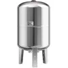 Image de Wiltec Vase d'expansion en acier inoxydable 50 litres, réservoir à membrane vertical pour installations d'alimentation en eau domestiques et surpresseurs avec membrane EPDM