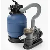 Image de Wiltec Filtre à sable et particules   260 W   capacité 21,5 kg   6000 l/h   avec Vanne 5 positions   Système de filtration avec Pompe de filtrage pour Piscine Swimmingpool