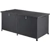 Image de Casaria® Coffre de jardin XXL avec roulettes 625 l