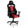 Image de Nitro-Concepts E250 Chaise de Gaming - Chaise de Bureau - 125 kg - Inclinable de 90 ° à 135 ° - Réglable en Hauteur - Accoudoirs 2D - Noir/Rouge