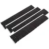 Image de Wiltec Jeu 4x Brosse de rechange 55 cm   pour Balayeur à pelouse 105 cm   pour Balai ramasseur autoporté pour Tondeuse autoportée Tracteur de pelouse Nettoyeur de pelouse