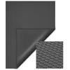 Image de Wiltec Bâche à bulles solaire rectangulaire pour piscine, 5 x 8 m, 140 µ, en PE, couleur noire, couverture piscine, chauffage piscine
