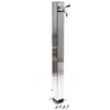 Image de Colonne d’eau Acier inoxydable 95 cm Forme Carrée avec Robinet d’eau & Raccord Résistant au UV Gel
