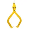 Image de Wiltec Grappin forestier pour Troncs   430 x 90 x 865 mm   Ouverture max. 700 mm   Force max. 500 kg   Outil pince de levage avec 2 Mandrins de serrage   Griffe Pince forestière pour grumes, débardage