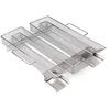 Image de Wiltec Générateur de fumée froide 22x20,5x4,5cm Acier fin Serpentin Fumoir Fumaison Accessoires BBQ Smoker Viande Légumes Poisson Saumon