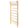 Image de Toboli Espalier aspect bois 195 cm Espalier jusqu'à 150 kg Mur d'escalade pour enfants et adultes Mur d'escalade pour chambre d'enfant et salle de fitness