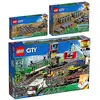 Image de Lego City Lot de 3 pièces 60198 60238 60205 Gu?tertrain + doux + rails