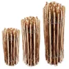 Image de 30m Aquagart Clôture de clôture 60cm hauteur entre lattes 4-6cm Clôture de jardin Clôture de châtaignier en noisette Clôture en bois durable Clôture en bois avec double tension de fil