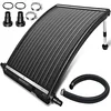 Image de Monzana Panneau solaire pour piscine 110 x 69 x 14 cm 10 000 l/h Hauteur réglable 32/38 mm Raccordement résistant aux UV Extensible Chauffage solaire de l'eau
