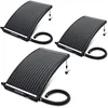 Image de Monzana 3X Panneau de Chauffage Solaire 112x55x14cm 10.000L/h réglable 32/38mm raccord PEHD résistant UV Chauffage Piscine écologique collecteur capteur