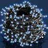 Image de MONZANA® Guirlande lumineuse de Noël 600 LED 60 m blanc froid, pour décoration à l’extérieur et l’intérieur