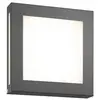 Image de CMD Lampe Exterieur, Applique Murale d'Extérieur Anthracite 22 x 22 x 4,5 cm