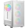Image de be quiet! Pure Base 501 LX White boîtier PC, effets lumineux spectaculaires, 4 ventilateurs Light Wings LX PWM préinstallés, contrôleur ARGB et hub ARGB-PWM, espace généreux pour les cartes graphiques