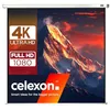 Image de celexon Écran de Projection Manuel 4K et FullHD pour écoles, Entreprises et Home Cinéma Economy - 160x160cm - 1:1 - Gain 1,0-90" Pouces