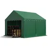Image de TOOLPORT Tente de stockage 3x4 m abri bâche PVC 700 N imperméable vert foncé
