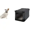 Image de Maelson Soft Kennel Cage pour Chien Anthracite 62 x 41 x 41 cm