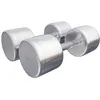 Image de GORILLA SPORTS® Lot de 2 haltères simples/2 de poids de 2 à 30 kg, avec ou sans support d'haltère, antidérapants, poignées moletées, en acier - Kit d'haltères, haltères ronds, kit d'haltères courts