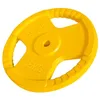 Image de GORILLA SPORTS® Disques d'haltères   1,25 kg, 2,5 kg, 5 kg, 10 kg, 15 kg, 20 kg, 25 kg, 30 kg, poids individuel/lot de 30 mm, en fonte avec grip en caoutchouc, choix de couleur