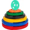 Image de GORILLA SPORTS® Disque olympique Tri-Grip 1,25 25 kg ou set 30 kg, en fonte