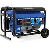 Image de EBERTH 3000 Watt Groupe electrogene Generateur electrique portable moteur à essence 6,5 CV, 4 temps, 2x 230V, 1x 12V, démarrage par câble, régulateur tension automatique AVR, Avec châssis