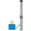 Image de EBERTH Pompe de puits profond 4" pompe à eau immergée pour puits, électrique 750W, pompe submersible pour puits, diamètre 4 pouces (10cm), câble électrique 20m, hauteur de refoulement max. 56m