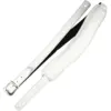 Image de Richter 1018 Beluga White Slim Deluxe Guitar Strap Lederen gitaarband met padding