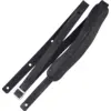 Image de Richter 1041 Worn Black Slim Deluxe XL Guitar Strap Genuine leren gitaarband met padding