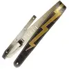 Image de Richter 1592 Raw II Lightning Bronze / Gold Guitar Strap
