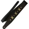 Image de Richter 1505WA-G Black / Gold Genuine leren gitaarband