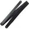 Image de Richter 1504R Raw IV Nappa Black / Red Stitching Guitar Strap