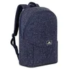 Image de Rivacase Sac à dos pour ordinateur portable jusqu'à 15,6" - Sac à dos - Unisexe - Imperméable - Sac à dos pour ordinateur portable tendance pour le sport, les voyages et le travail, Bleu foncé., M