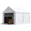 Image de TOOLPORT Tente de stockage 3x4 m abri bâche PVC 700 N imperméable blanc