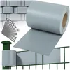 Image de tectake Film de confidentialité pour clôture/clôture de jardin - 70 mètres - 19 cm de haut - Gris - 401876