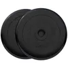 Image de GORILLA SPORTS® Disques de Poids - Individuel/Ensemble, 1,25kg, 2kg, 2,5kg, 5kg, 10kg, 15kg, 20kg, 25kg, 27,5kg, 30kg, Ø 30/31mm, Noir - Disques d'Haltères, pour Musculation, Fitness, Domicile, Gym
