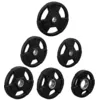 Image de GORILLA SPORTS® Olympia Disques d'haltères - 1,25 kg, 2,5 kg, 5 kg, 10 kg, 15 kg, 20 kg, poids 25 kg, alésage de 50 mm, en plastique, noir, disques de poids, disques olympiques, haltères