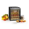 Image de KLARSTEIN Fruit Jerky DryPower - Déshydrateur alimentaire, Machine à sécher les fruits, Le goût reste intact, Réglage température, Minuteur, Ventilateur, Grilles amovibles, Ecran, 9 Grilles, Noir