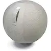 Image de VLUV BOL STOV Ballon de gymnastique ergonomique avec housse en tissu lavable, respirant, avec poignée de transport et protection anti-roulement, pour la maison, le bureau et la grossesse, 60 à 65 cm