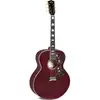 Image de Sigma Guitars GJA-SG200 Translucent Wine Red elektrisch-akoestische westerngitaar met softshell case
