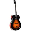 Image de Sigma Guitars ATA-100E Archtop P90 sunburst semi-akoestische gitaar met koffer