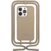 Image de Coque avec cordon WOODCESSORIES iPhone 14 Pro Max Tour de cou Taupe