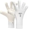 Image de T1TAN White Beast 3.0 - Gants de gardien de but sans protection des doigts - Gants de football pour adolescents et adultes - Unisexe - Hybrid Flat Cut et Gecko Grip 4 mm - Taille 6