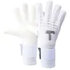 Image de T1TAN White Beast 3.0 - Gants de gardien de but avec protection des doigts - Gants de football pour adolescents et adultes - Unisexe - Coupe négative et adhérence Gecko 4 mm - Taille 7