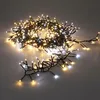 Image de Spetebo Guirlande lumineuse à LED en touffes - Blanc froid/chaud - Mélange de 3 000 LED/22 m - Guirlande lumineuse avec 8 fonctions et puce mémoire - Décoration pour l'intérieur et l'extérieur (22 m