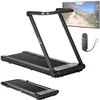 Image de Skandika Tapis de Course Nordik K12 | Pliable, Walking Pad, 1-12 km/h, écran LED, Compatible avec App, télécommande, Surface de Course 121 x 44 cm | Appareil de Fitness, entraînement à Domicile