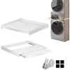Image de Hd-Line Cadre intermédiaire universel   Pour machine à laver et sèche-linge, avec compartiment extractible, amortissant les vibrations et anti-basculement Dimensions (60 x 60 x 6,8 cm, jusqu'à 15 kg)