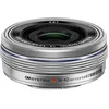 Image de OM SYSTEM M.Zuiko Objectif Digital 14-42 mm F3.5-5.6 EZ, Zoom Standard, Compatible Tout Appareil Micro Quatre Tiers (Modèles Olympus Om-D et Pen, Panasonic G-Series), Argent