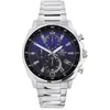 Image de Casio Montre Chronographe pour homme, bleu, Bracelet