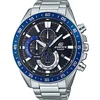 Image de Casio Montre Casio pour Homme Chronographe Quartz Edifice, Argent/Bleu, bracelet